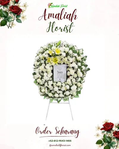 Krans Bunga Duka Cita di Cempeh