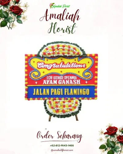 Bunga Papan Congratulation di Cempeh
